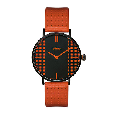 reflects® Armbanduhr Design XVI, orange reflects® Armbanduhr Design XVI, orange