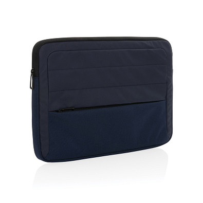 Armond AWARE RPET 15.6 Zoll Laptop Sleeve navy blau Erfolgreiche Werbeartikel