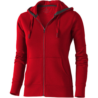 ELEVATE Damen Kapuzensweatjacke Arora, rot, S ELEVATE Damen Kapuzensweatjacke Arora, rot, S