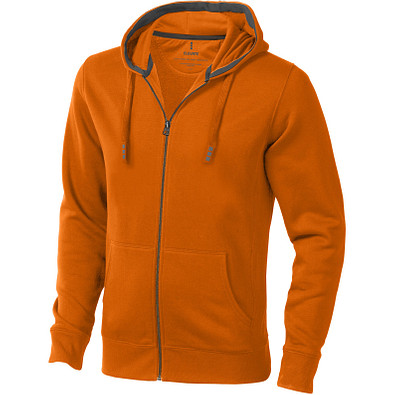 ELEVATE Herren Kapuzensweatjacke Arora, orange, XS ELEVATE Herren Kapuzensweatjacke Arora, orange, XS