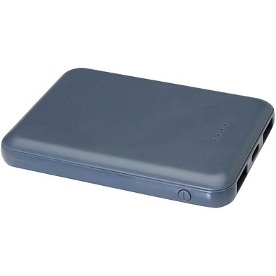 Asama 5000 mAh Typ-C Powerbank aus recyceltem Kunststoff, Hale Blue