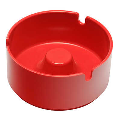 Aschenbecher, stapelbar, rot