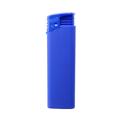 Atomic Feuerzeug SoftTouch Rubber, Blau