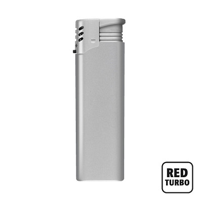 Atomic F2 Turbo Feuerzeug, silber