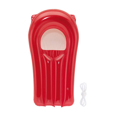 Aufblasbare Mini-Luftmatratze SPLASH, rot