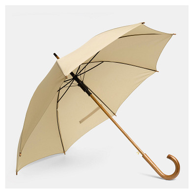 Automatik-Holzstockschirm BOOGIE,beige