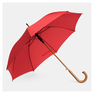 Automatik-Holzstockschirm BOOGIE,rot