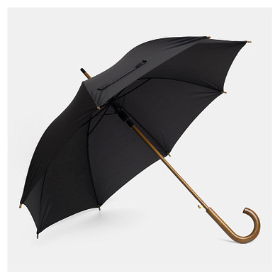 Automatik-Holzstockschirm BOOGIE,schwarz