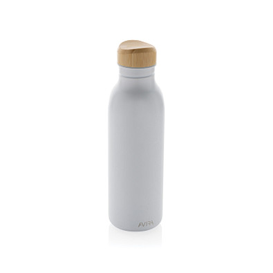 Avira Alcor 600ml Wasserflasche aus RCS rec. Stainless-Steel, weiß