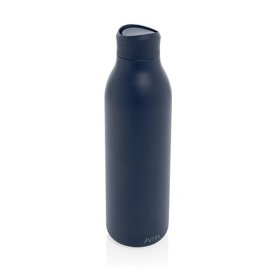 Avira Alok 600ml Wasserflasche aus RCS rec. 360 Stahl, navy blau