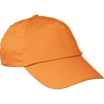 AZO-freie 5 Panel Baumwoll-Baseball-Cap, orange AZO-freie 5 Panel Baumwoll-Baseball-Cap, orange