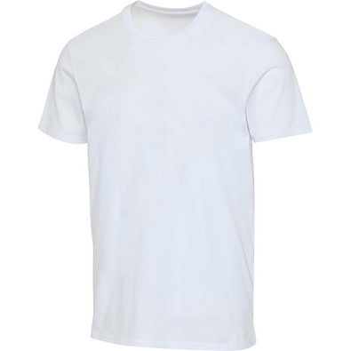 Azurite 160 g/m² Kurzärmeliges T-Shirt Bio Baumwolle (OCS), unisex, weiss, 4XS