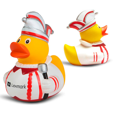 Schnabels® Bade-Ente Karnevalsprinz, gelb/weiß Schnabels® Bade-Ente Karnevalsprinz, gelb/weiß