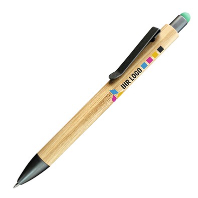 PENKO® Bambus-Touchkugelschreiber Tahiti, grün