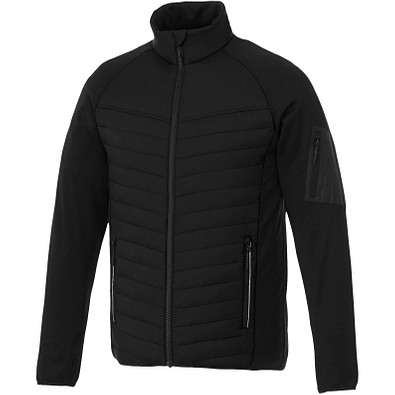 ELEVATE Herren Hybrid-Thermojacke Banff, schwarz, XL