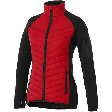 ELEVATE Damen Hybrid-Thermojacke Banff, rot, L ELEVATE Damen Hybrid-Thermojacke Banff, rot, L