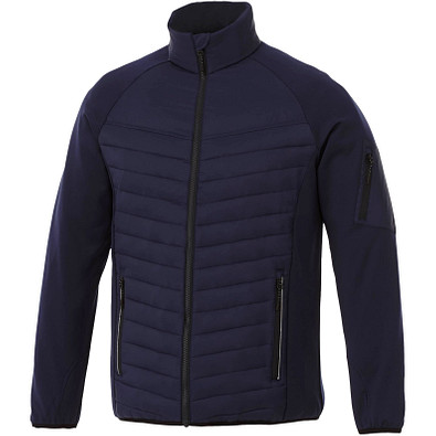 ELEVATE Herren Hybrid-Thermojacke Banff, dunkelblau, XS