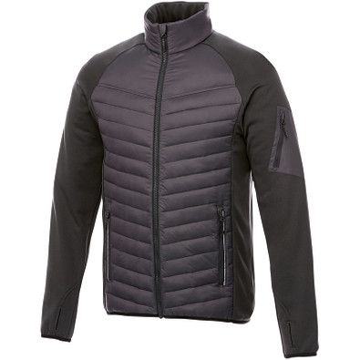 ELEVATE Herren Hybrid-Thermojacke Banff, grau, M