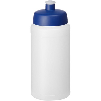 Baseline® Plus 500 ml Flasche mit Sportdeckel, transparent/blau