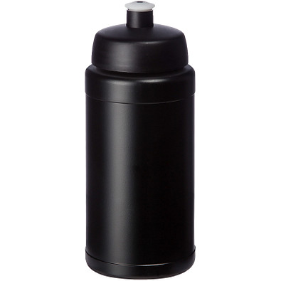 Baseline® Plus 500 ml Sportflasche, schwarz/schwarz