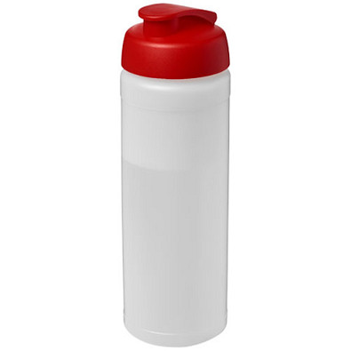 Baseline® Plus 750 ml Flasche mit Klappdeckel, transparent,rot Baseline® Plus 750 ml Flasche mit Klappdeckel, transparent,rot