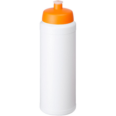 Baseline Plus Flasche mit Sportdeckel, 750 ml, weiss,orange Baseline Plus Flasche mit Sportdeckel, 750 ml, weiss,orange