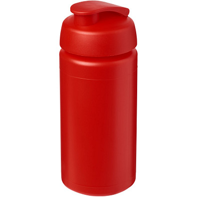 Baseline Plus grip Sportflasche mit Klappdeckel, 500 ml, rot Baseline Plus grip Sportflasche mit Klappdeckel, 500 ml, rot