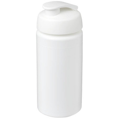 Baseline Plus grip Sportflasche mit Klappdeckel, 500 ml, weiss Baseline Plus grip Sportflasche mit Klappdeckel, 500 ml, weiss
