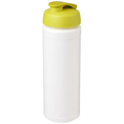 Baseline Plus grip Sportflasche mit Klappdeckel, 750 ml, weiss/limone