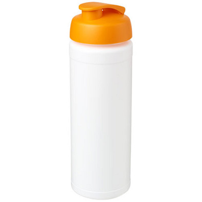 Baseline Plus grip Sportflasche mit Klappdeckel, 750 ml, weiss/orange Baseline Plus grip Sportflasche mit Klappdeckel, 750 ml, weiss/orange