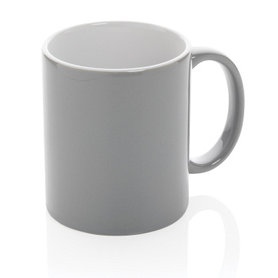 Basic Keramiktasse, grau
