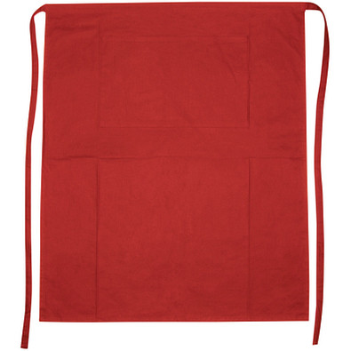 Baumwollschürze Mjolden,rot