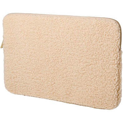 Bear 13 GRS-recycelte Sherpa Laptophülle 2 L, natur