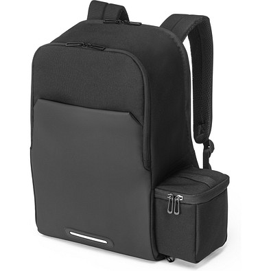 BELFAST. 2-in-1-Rucksack mit Thermotasche, die zusammen oder separat verwendet werden können, Schwarz