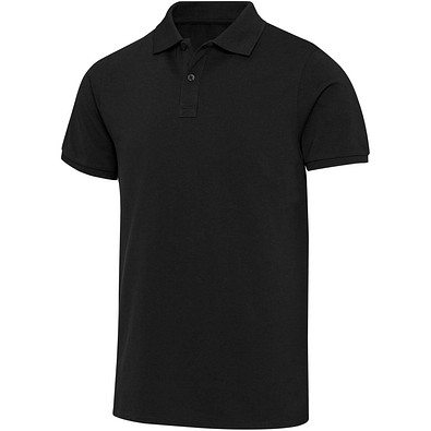 Beryl 220 g/m² Kurzärmeliges Poloshirt Bio-Recyclingmaterial (OCS), unisex, schwarz, 4XS