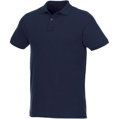 ELEVATE Herren Kurzarm Poloshirt Beryl aus Bio-Recyclingmaterial, dunkelblau, XL