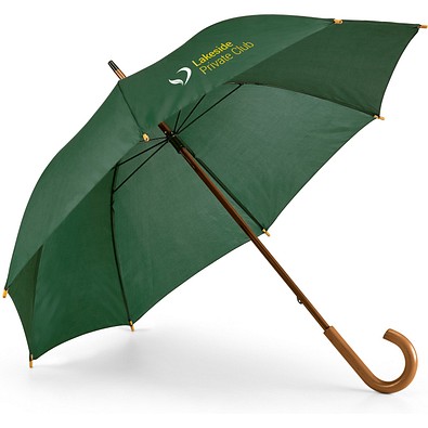 BETSEY. Regenschirm aus 190T-Polyester, Dunkelgrün
