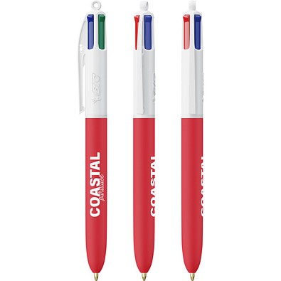 BIC® 4 Colours® Soft Weiß/Rot Weich