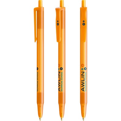 BIC® Clic Stic Kugelschreiber Gefrostetes Orange Blaue Tinte
