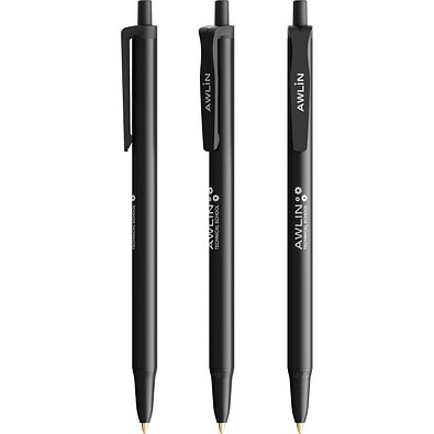 BIC® Clic Stic Softfeel Kugelschreiber Schwarz Blaue Tinte