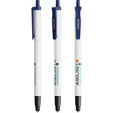 BIC® Clic Stic Stylus Ecolutions® Kugelschreiber Marineblau Recycelt Blaue Tinte