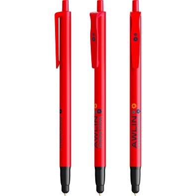 BIC® Clic Stic Stylus Kugelschreiber Rot Blaue Tinte