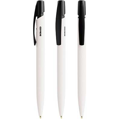 BIC® Media Clic BIO Based Kugelschreiber weiß, blaue Mine