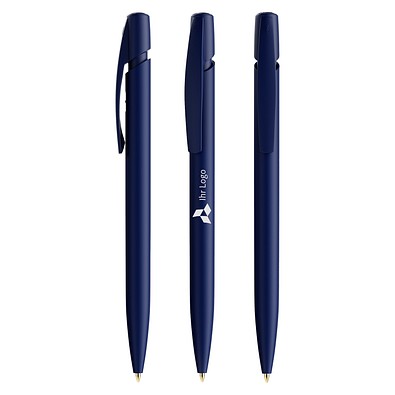 BIC® Media Clic Kugelschreiber marineblau, blaue Mine