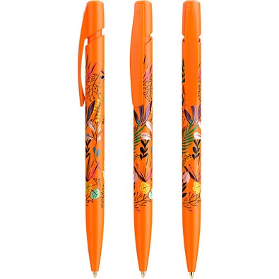 BIC® Media Clic Kugelschreiber Orange Blaue Tinte