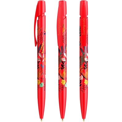 BIC® Media Clic Kugelschreiber Rot Blaue Tinte