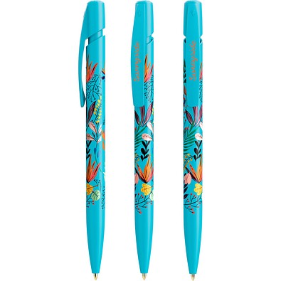 BIC® Media Clic Kugelschreiber Türkisblau Blaue Tinte
