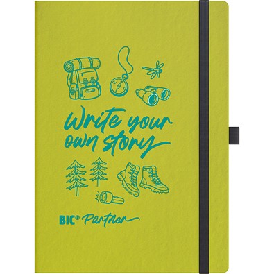 BIC® Partner A5 FruitCover Apfelgrünes liniertes Papier