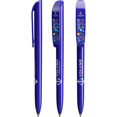 BIC® Super Clip ballpen Blau Blaue Tinte