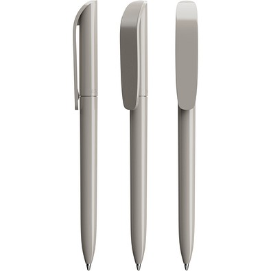 BIC® Super Clip ballpen Grau Blaue Tinte